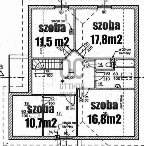 Bicskei eladó családi ház 1300m2 telken 200m2