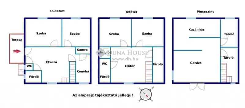 Nemesvamon 5 szobas csaldi haz elado 830 nm telekkel
