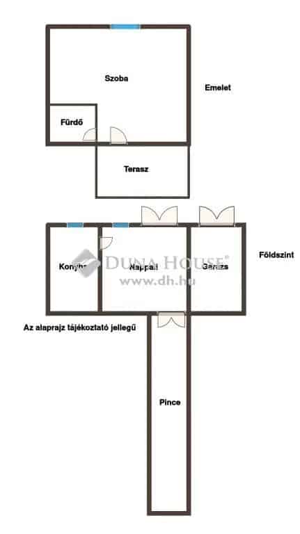 Kölesd panorámás présház eladó borospincével