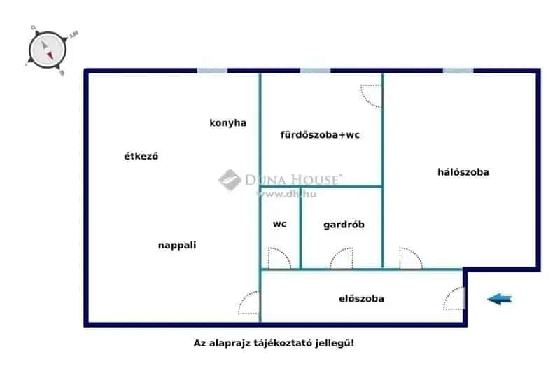 47 nm-es Felújított Lakás Duna Plaza Közelében Metróval