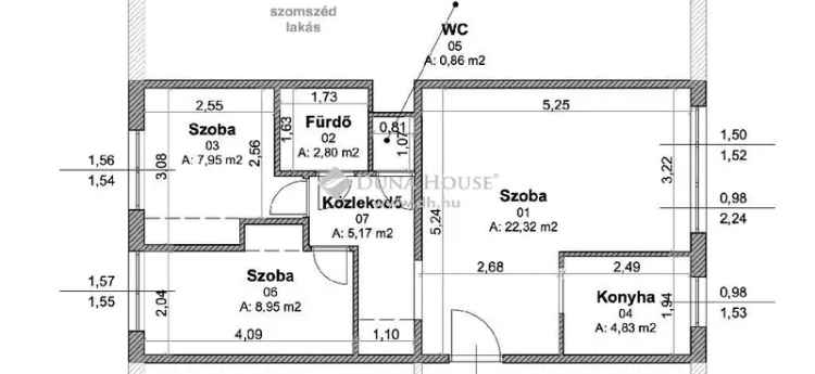 Családbarát lakás eladó kiváló elhelyezkedéssel