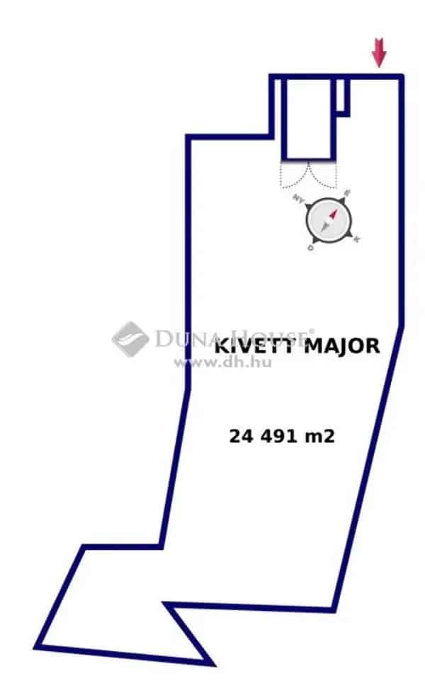 Pest megye telek eladó M4-es autóút közelében 24491 m2