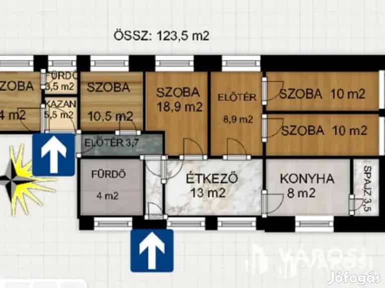 Balástya közeli 5 szobás felújított tanya eladó