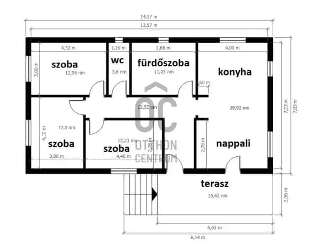 Tápiószentmártoni családi ház eladó - 3 szoba, felújított, klímás