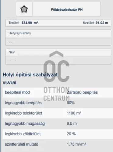 Debreceni belvárosi építési telek eladó befektetőknek fejlesztőknek