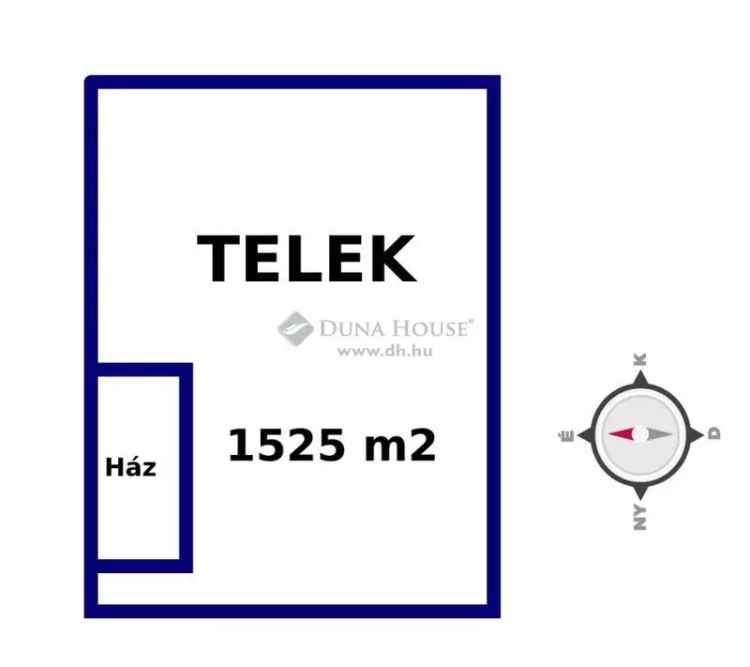 1525 nm-es telek eladó Ófehértón, bontandó házzal