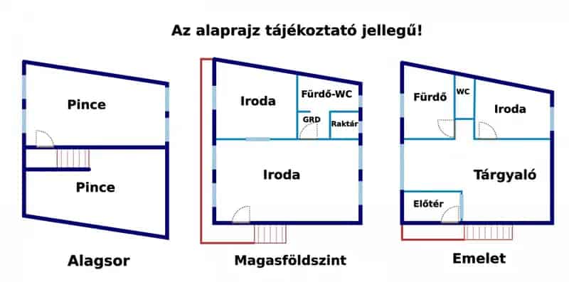Dunakeszi családi ház és iroda eladó befektetőknek nagycsaládosoknak