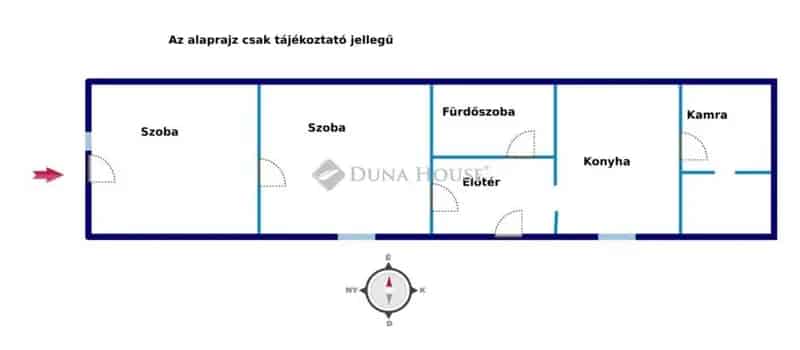 85 nm-es házrész eladó Verőcén