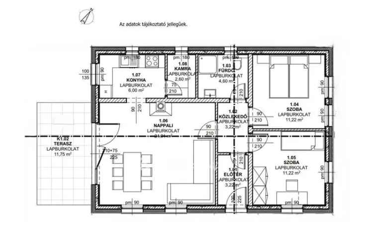 97 m2-es újépítésű családi ház Balatonszemesen