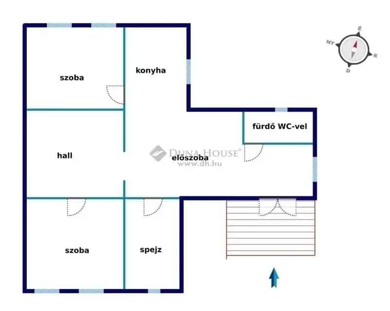 80m2-es családi ház eladó Üllőn - 3 szoba, kert, gázfűtés