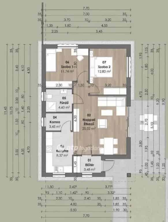 Telek eladó Debrecen Hajduböszörmény Boda agglomerációjában