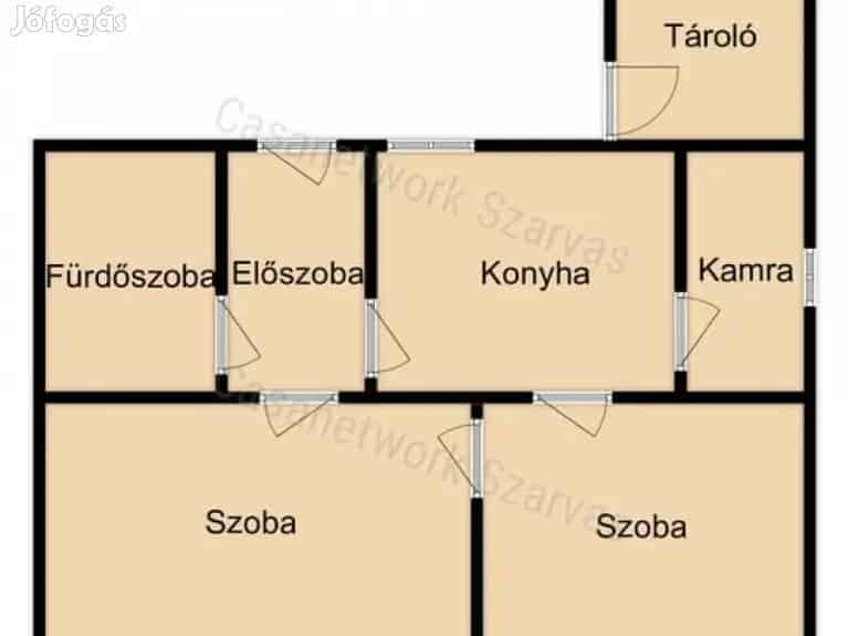 Szarvas 57 nm-es családi ház eladó befektetésnek is