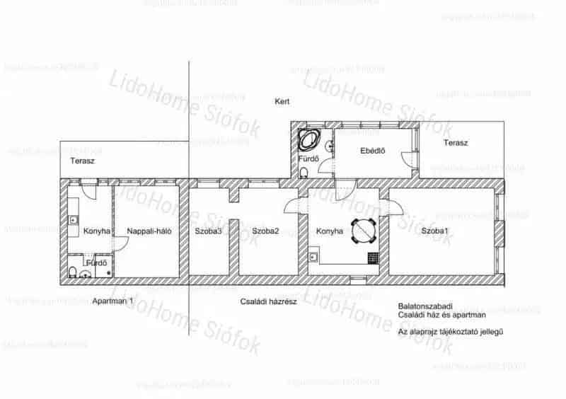 Balatonszabadi családi ház eladó 220 m2 813 m2 telekkel