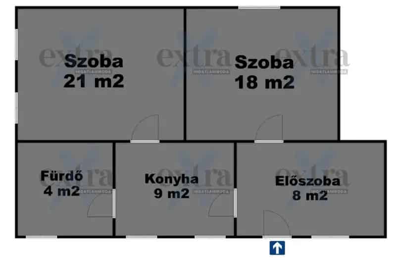 Sándorfalva Központi Ház 60nm nagy telekkel felújítandó