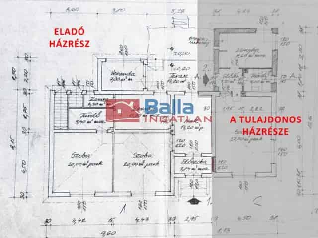 85 nm-es 3 szobás házrész eladó Mátyásföldön