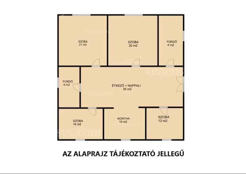 Tágas családi ház Békéscsabán - felújított, 4 szobás