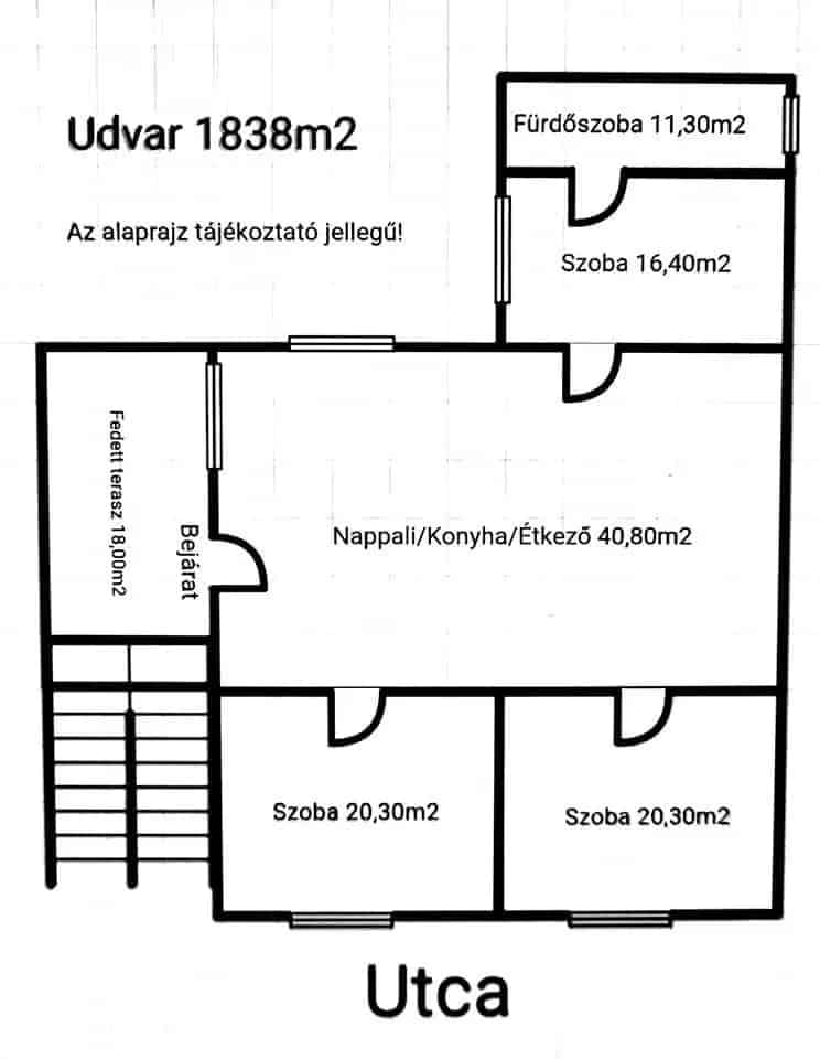 Eladó családi ház Gyomaendrődön nagy telekkel