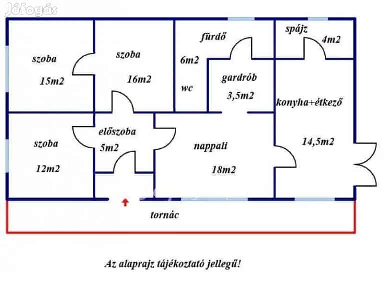 94 nm-es családi ház eladó Tarban - nagy telek, pince, melléképületek