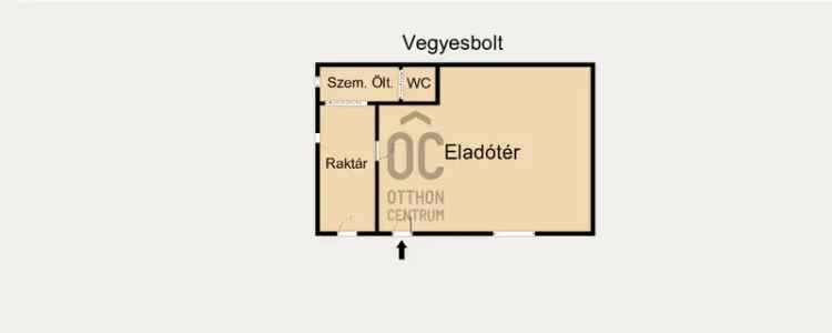 Tési eladó kereskedelmi ingatlan, UZ017473