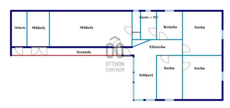 Eladó családi ház Barcson 3 szobával elektromos fűtéssel