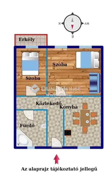 Nagykanizsa Kórház melletti 2 szobás lakás eladó