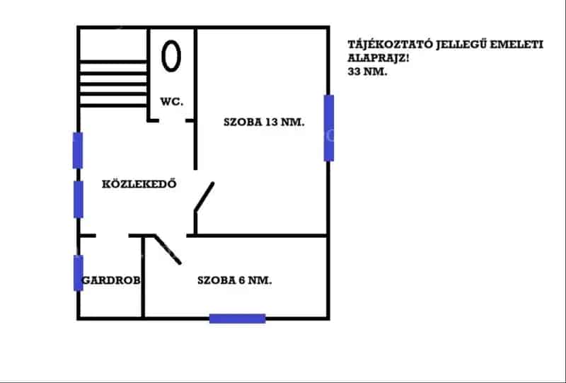 Egyedi családi ház Solton nagy telekkel