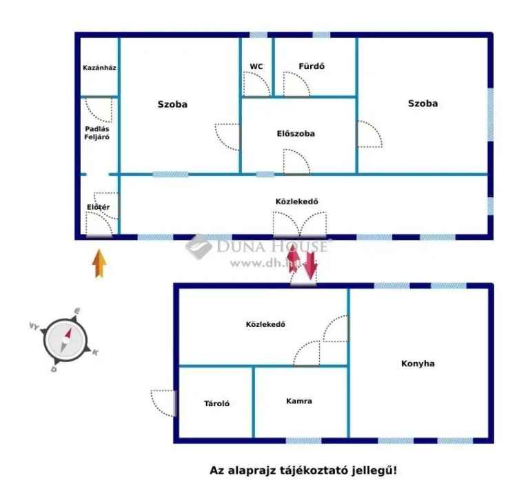 Tamási Szarkahegy 7248 m2-es telek eladó lakóházzal