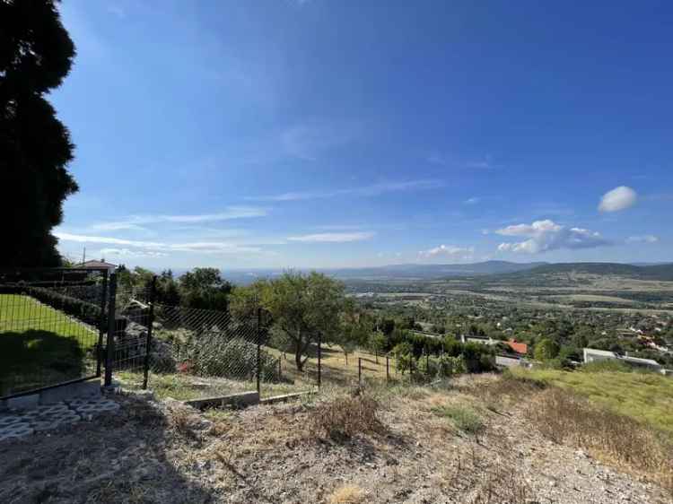 Építési telek eladó Szentendrén panorámás kilátással