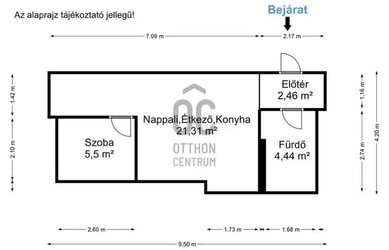 45 nm-es Tetőtéri Lakás 10. Kerületben - Fiatalos és Kényelmes