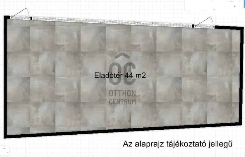 44 m2-es Üzlethelyiség Eladó Nyíregyháza Kossuth Téren