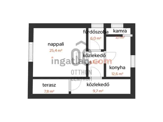 Tihanyi családi ház eladó - 90nm - 2 szoba - Balaton