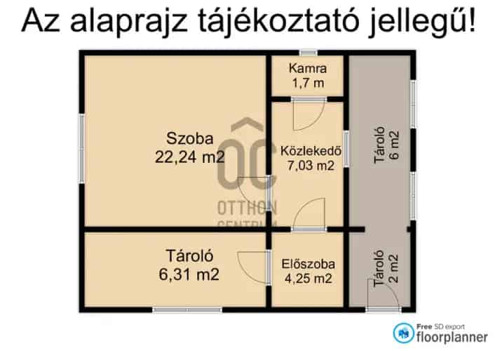 Felújítandó családi ház Iváncsa 2153nm telekkel befektetőknek