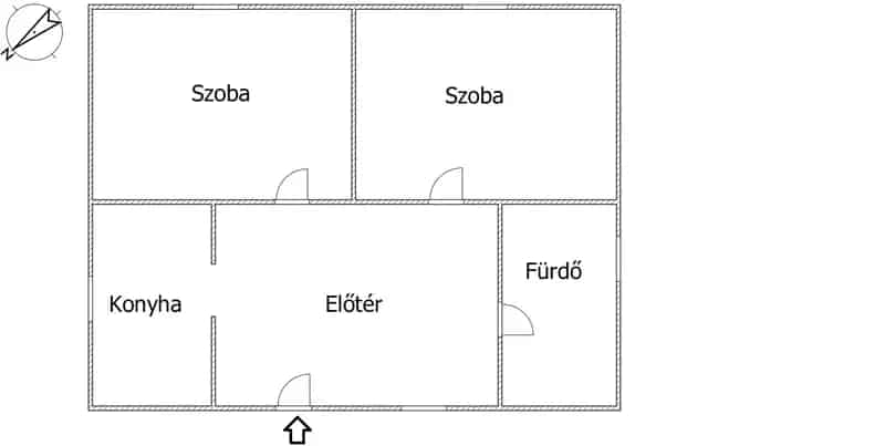 Felújítandó családi ház Bogdásán 2000 nm-es telken