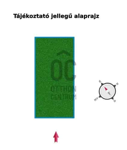Hernád eladó telek 4298 m2 Lf1 ikerház építésére alkalmas