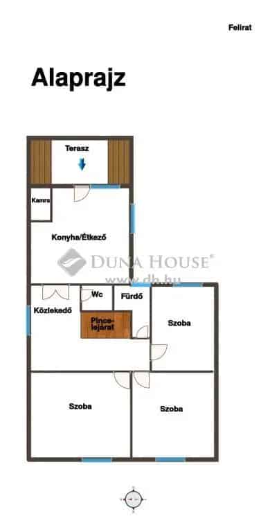 Eladó családi ház Miskolcon 110 m2 369 m2 telekkel
