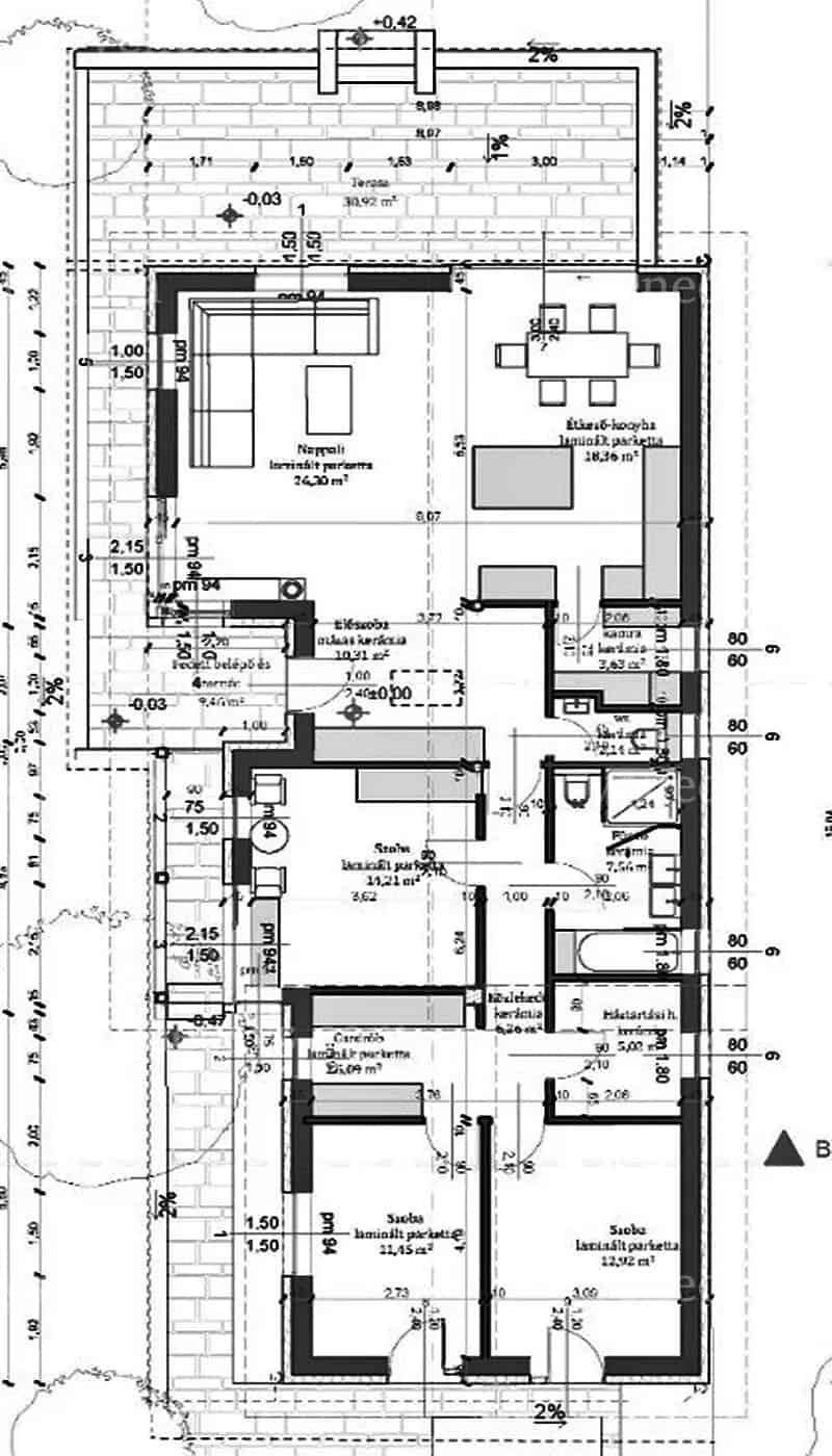 Új építésű családi ház Solymáron 145 m2 nappali + 3 szoba