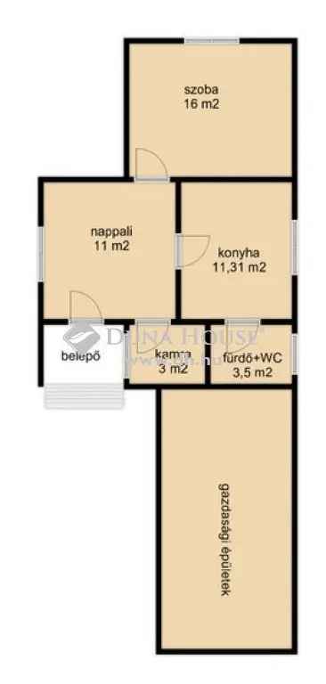 45 m2-es ház Somogyban nagy telekkel eladó