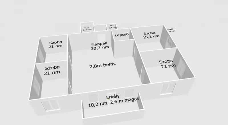 196 nm-es Emeletes Családi Ház Nagykőrösön