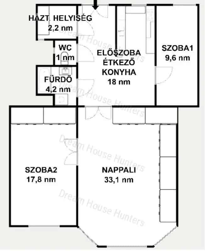 81 nm-es 2 1 szobás lakás azonnal költözhető