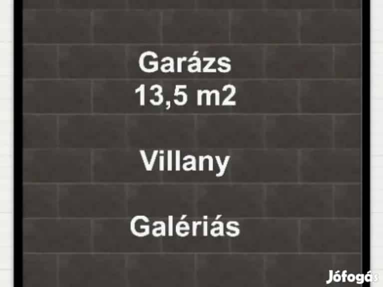 Eladó garázs Szegeden 13 5 m2 dupla kapu galéria