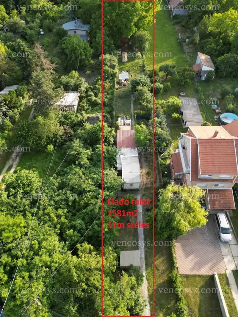 Diósdi építési telek eladó Sashegyi úton 1581 m²
