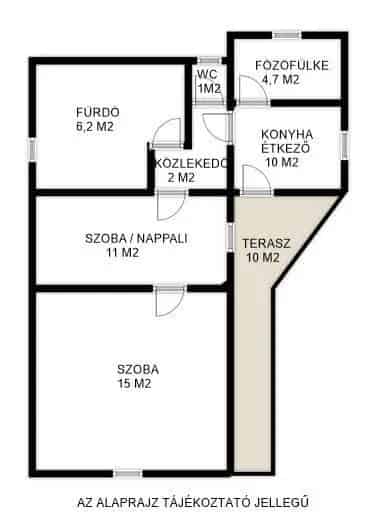 60m2-es családi ház 1439m2 telekkel eladó Fiatal párnak Családnak Vállalkozónak