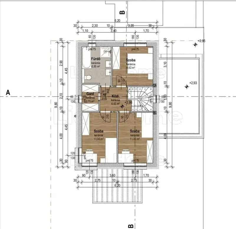 Új építésű családi ház Máriakálnokon - 92 m2
