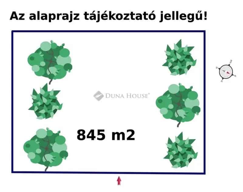 Szegedi zártkerti telek eladó - 845 m2 - nyugodt környezet