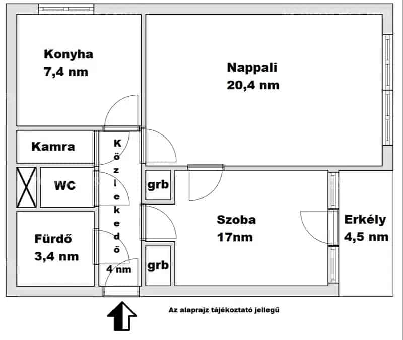 Zalaegerszeg Páterdombi 2 szobás lakás eladó