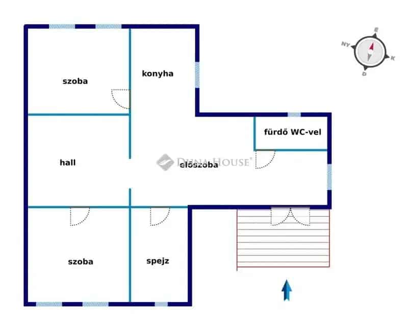 80 m2-es családi ház Üllőn 3 szobával
