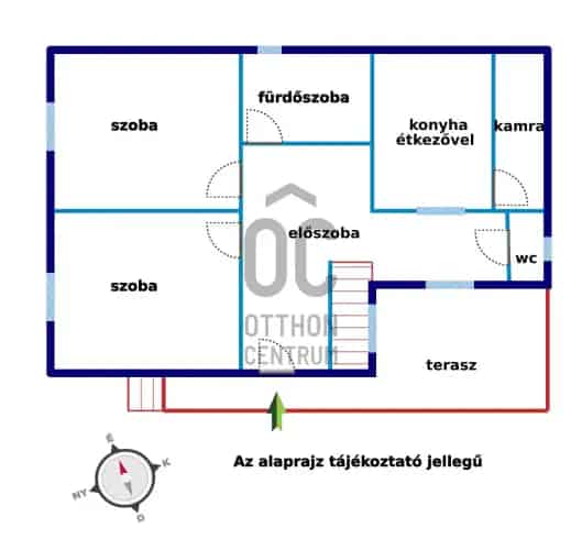 Háromszintes családi ház eladó Mohács közelében
