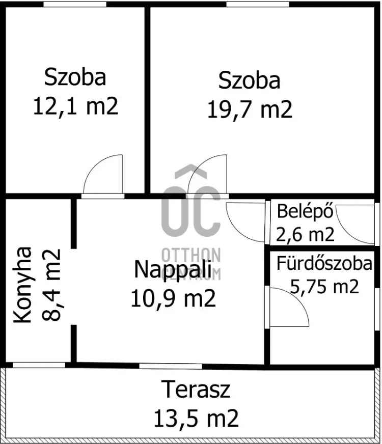 Hangácsi 2 szobás családi ház eladó - Bódva-völgyi panorámával