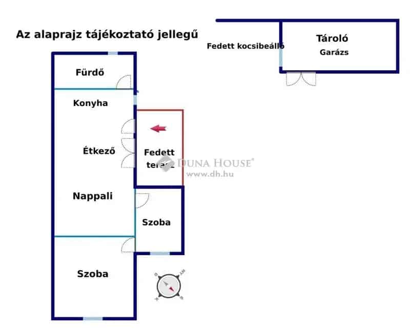 Berhidai felújított családi ház 3159 nm-es telken