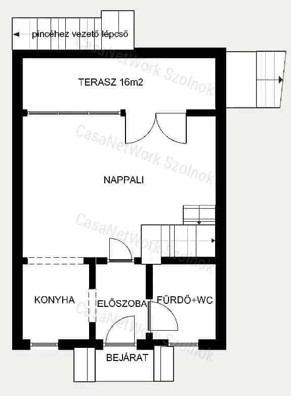 Szolnoki faház eladó Alcsiszigeten 50 m2 555 m2 telekkel